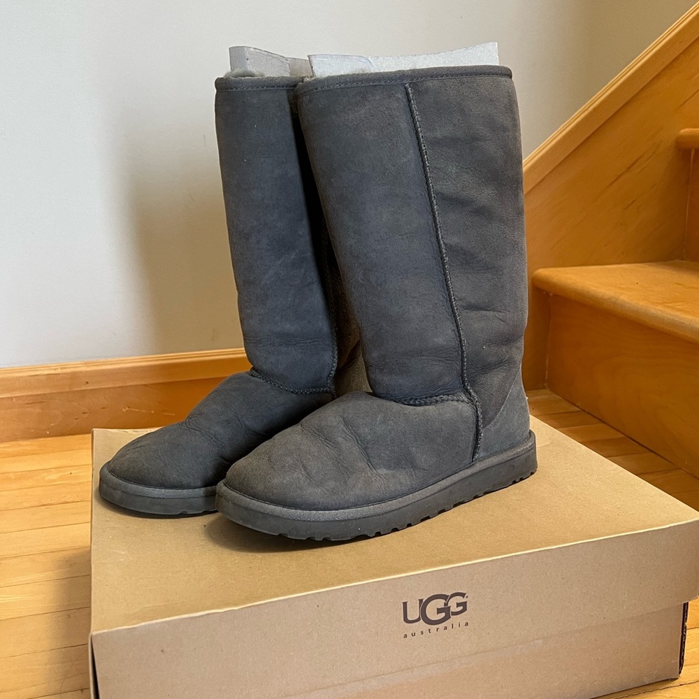 UGG tall grey boots